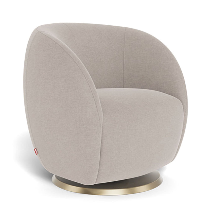 Fauteuil Berçant et Pivotant Gem - Sand / Or-Monte-MTE-GEM-SAND-OR-CLÉMENT