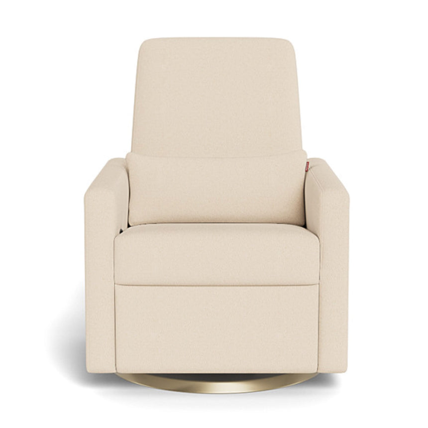 Fauteuil Pivotant Berçant et Inclinable Grano - Tissu Bouclé Biscuit / Or-Monte-MTE-GRANOBISCOR-CLÉMENT