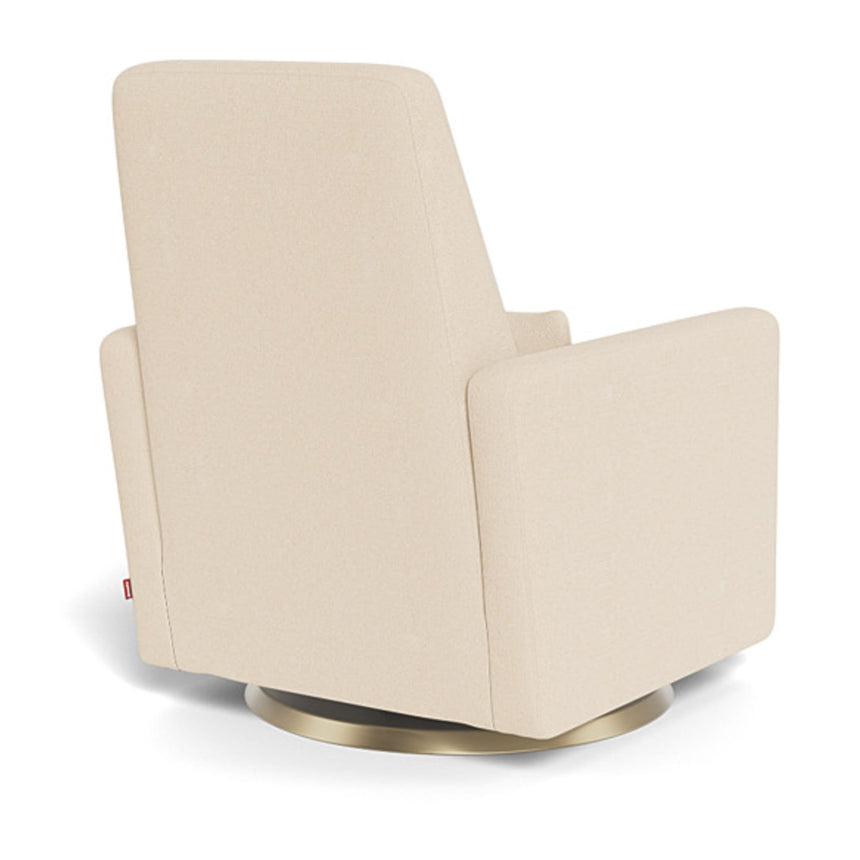 Fauteuil Pivotant Berçant et Inclinable Grano - Tissu Bouclé Biscuit / Or-Monte-MTE-GRANOBISCOR-CLÉMENT