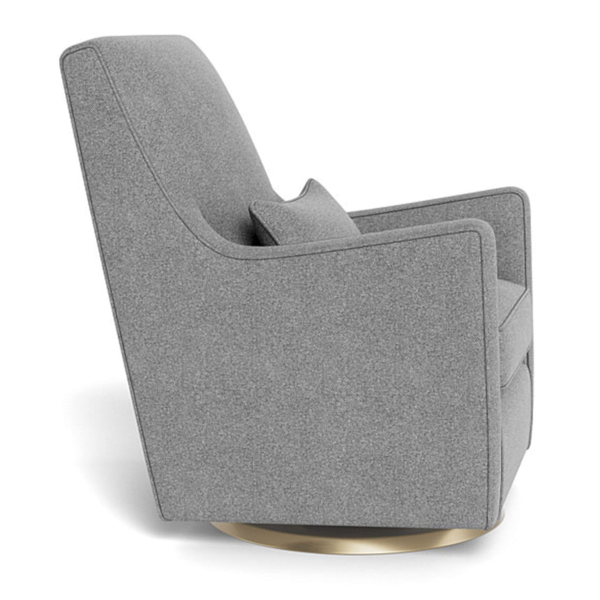 Fauteuil Berçant et Pivotant Luca - Pepper Gris / Or-Monte-MTE-LUCA-PEPP-OR-CLÉMENT