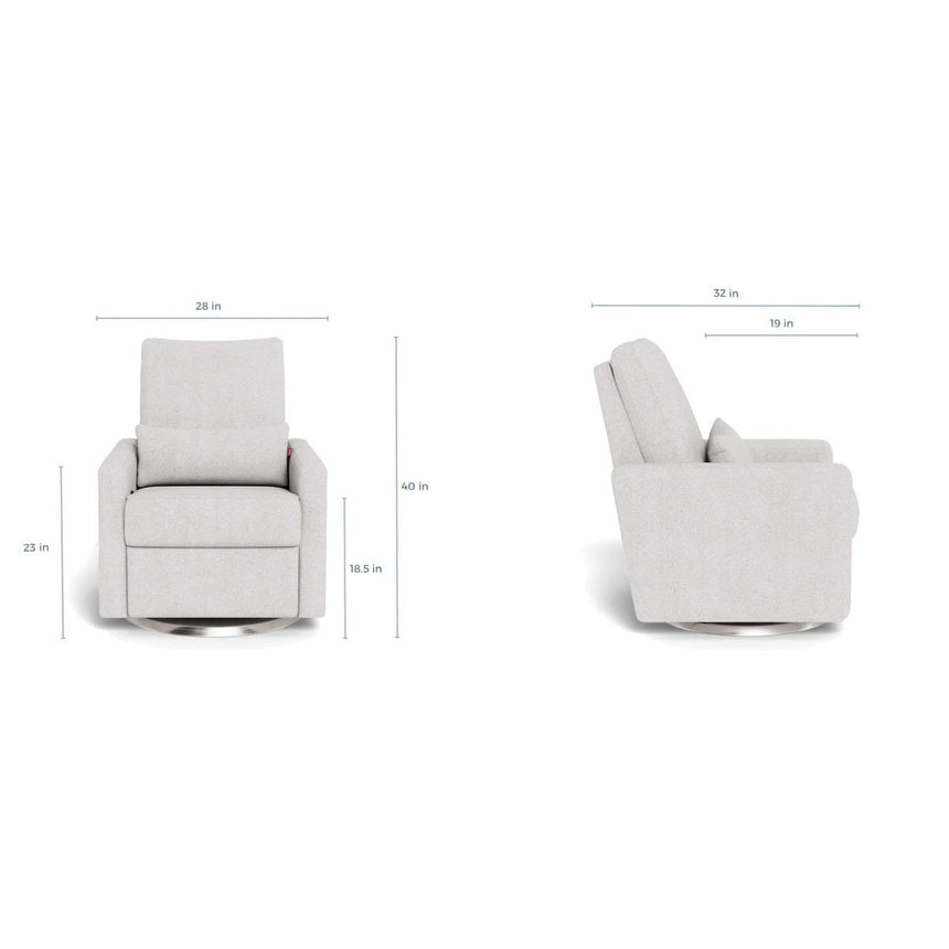 Fauteuil Berçant, Pivotant et Inclinable Matera - Dune / Argent-Monte-MTE-MATERADUNEA-CLÉMENT