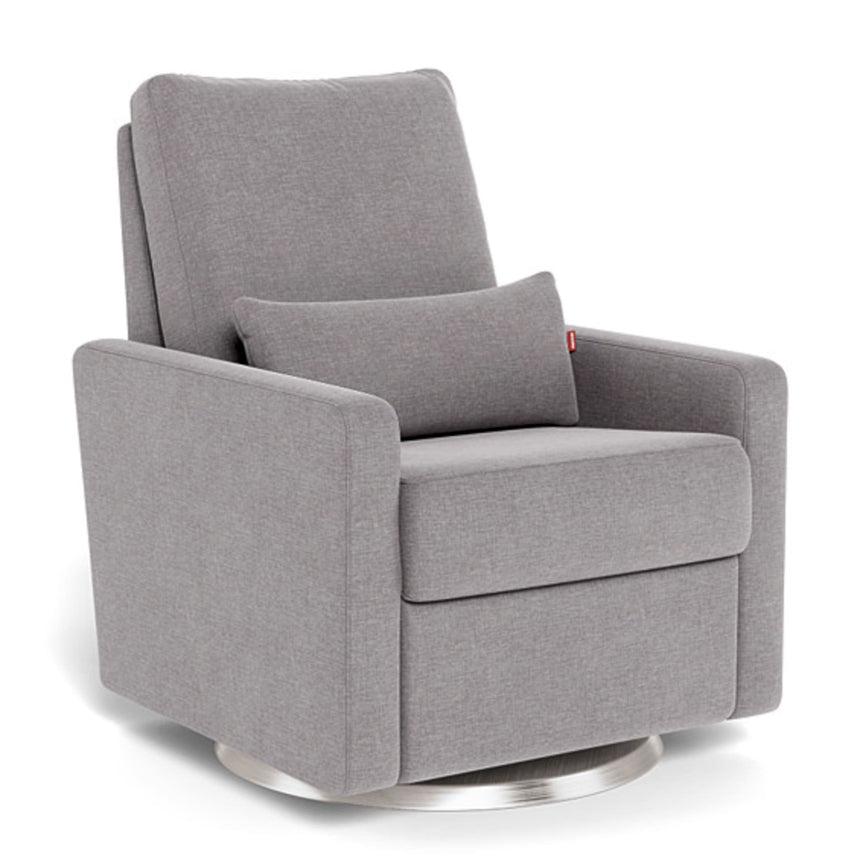 Fauteuil Berçant, Pivotant et Inclinable Matera - Pebble / Argent-Monte-MTE-MATERAPEBAR-CLÉMENT