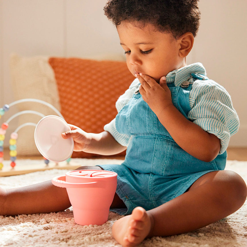 Bol à Collation C’est Silicone!™ - Corail-Munchkin-MUN-38077-CLÉMENT