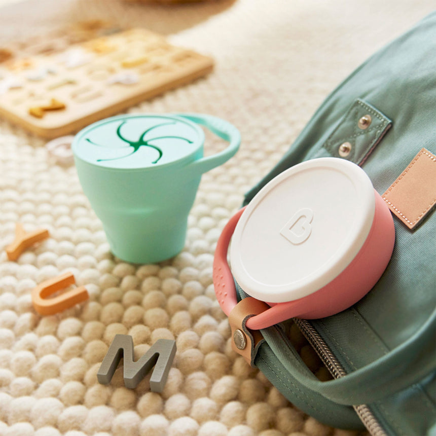 Bol à Collation C’est Silicone!™ - Corail-Munchkin-MUN-38077-CLÉMENT