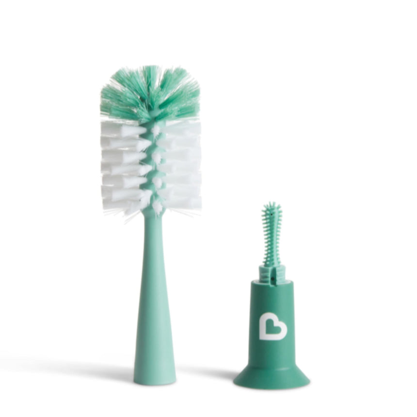 Brosse à Biberon 2-en-1 Ventouse Bristle™ - Sauge-Munchkin-MUN-38121-CLÉMENT