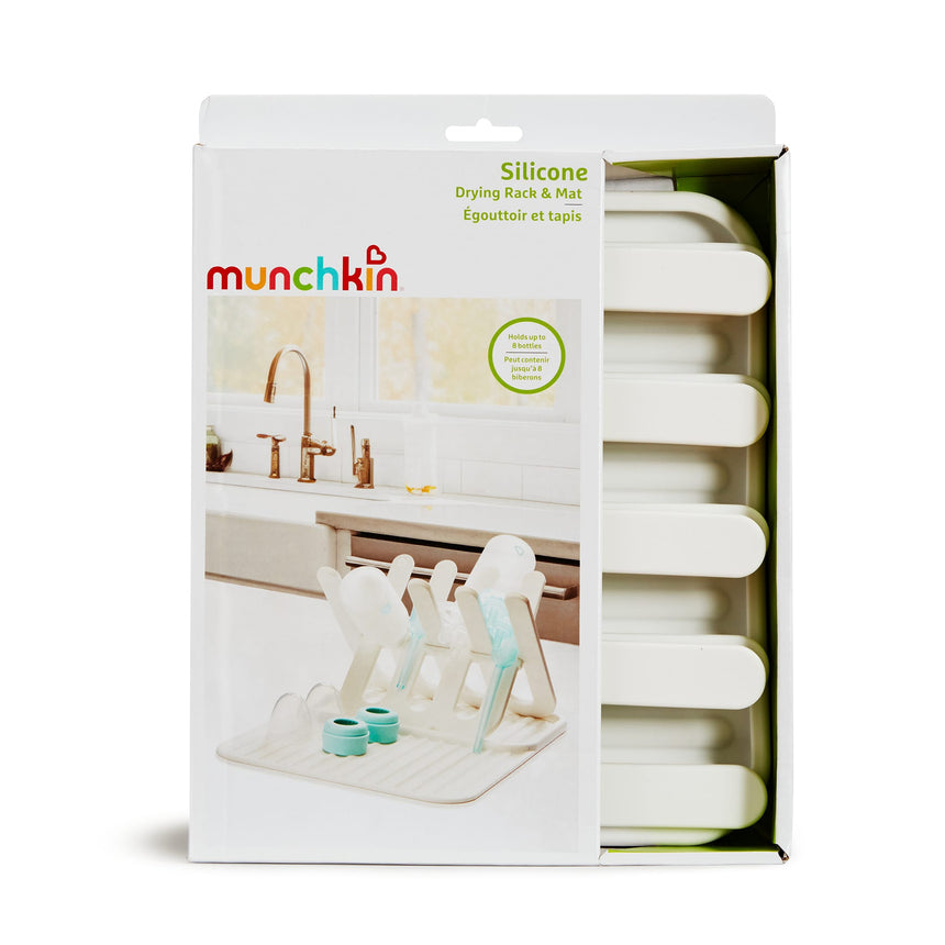 Égouttoir et Tapis en Silicone-Munchkin-MUN-38170-CLÉMENT