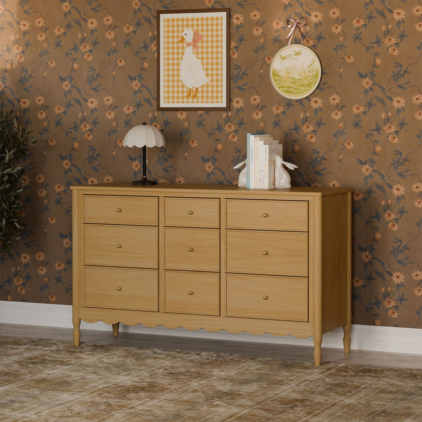 Commode 9 Tiroirs Ambrosia - Miel-Namesake-NAM-M32328HY-CLÉMENT