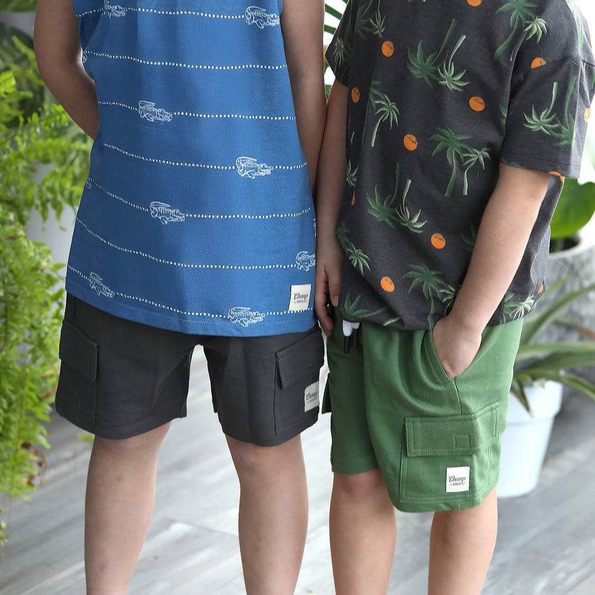 Short Cargo Charcoal 2-8ans-Camp by Birdz-NAS-CLSPKB673-GU-CLÉMENT