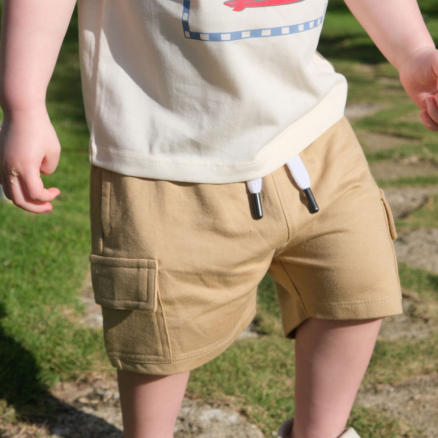 Short Cargo Taupe 2-8ans-Camp by Birdz-NAS-CLSPKB673-TR-CLÉMENT