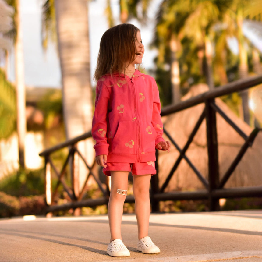 Short Ouaté Cerise 2-8ans-Camp by Birdz-NAS-CLSPKG691-FU-CLÉMENT