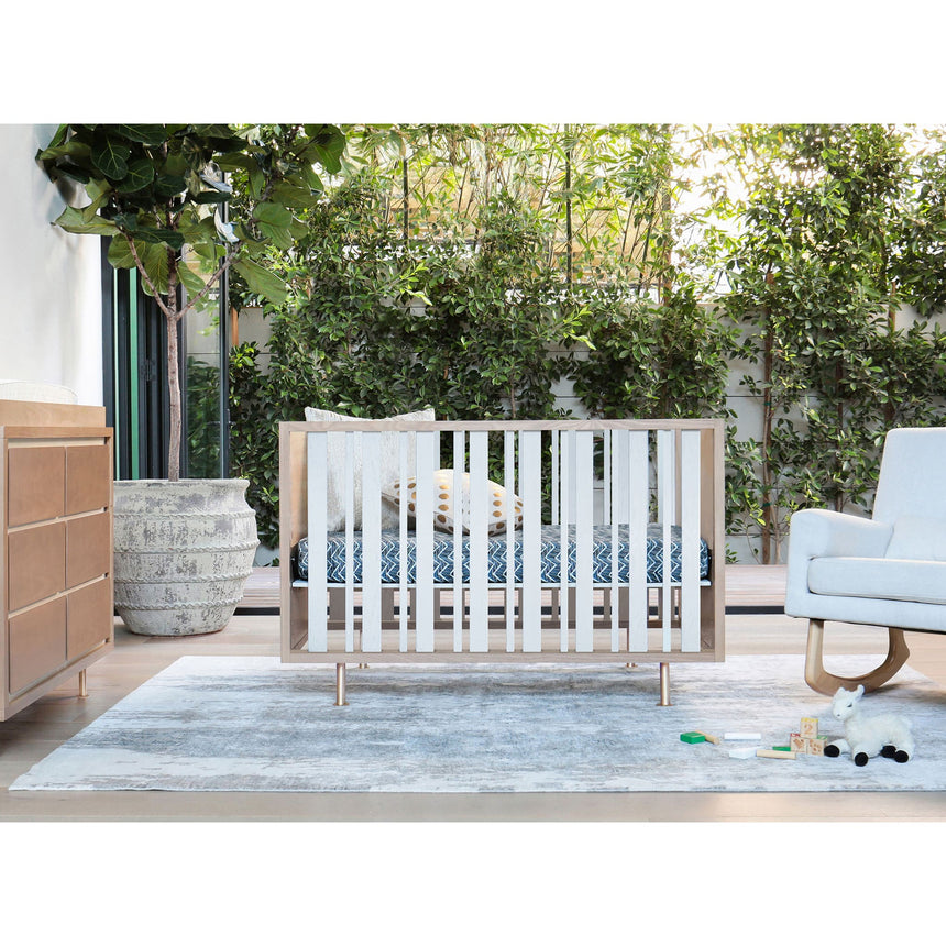 Couchette Novella avec kit de conversion - Frêne teinté / Ivoire-Nursery Works-NWS-NW15001AY-CLÉMENT