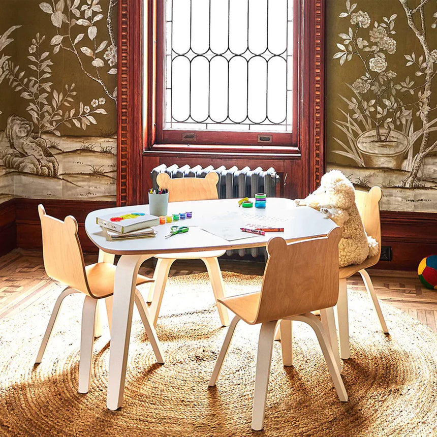 Table De Jeux Blanc/Naturel-Oeuf-OEU-1PYT01-CLÉMENT