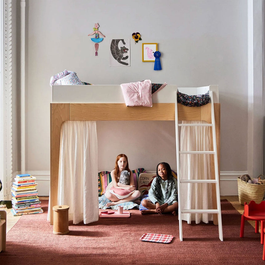 Lit Double Loft Perch - Naturel/ Blanc-Oeuf-OEU-2PFLB01-01-CLÉMENT
