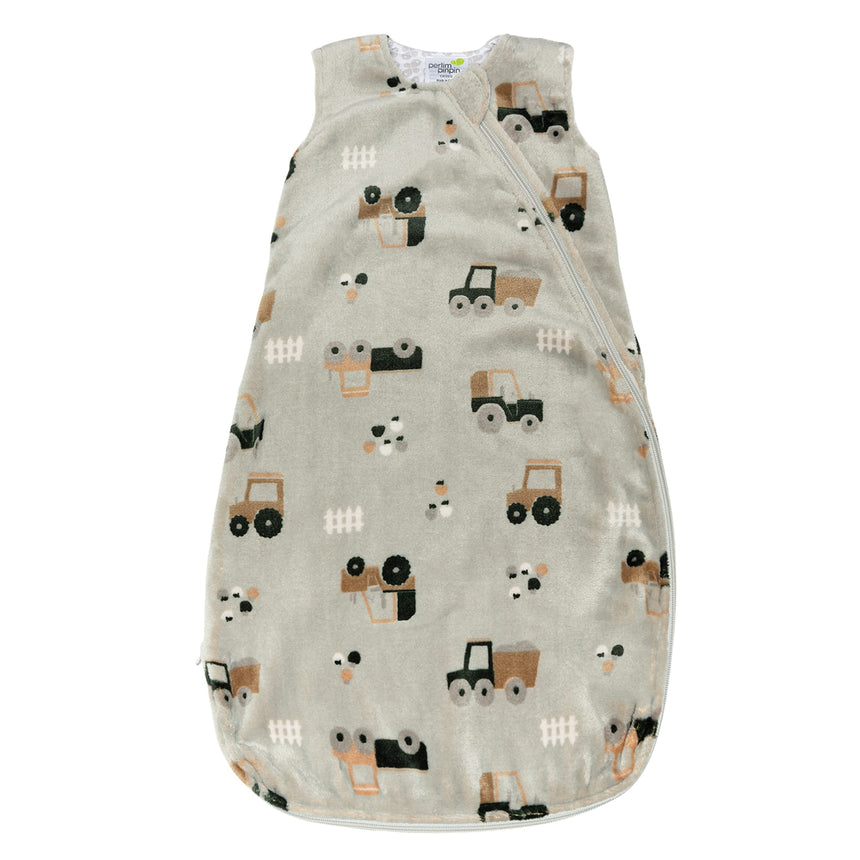 Sac de Nuit Peluche 0-36mois - Camions-Perlimpinpin-Sauge-0-6 m-PE2-NB204P-CLÉMENT