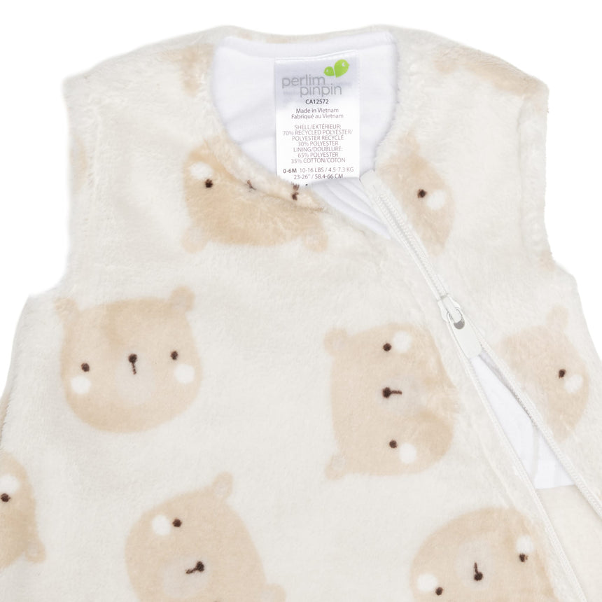 Sac de Nuit Peluche Bebe Ours 0-36mois-Perlimpinpin-PE2-NB211P-CLÉMENT