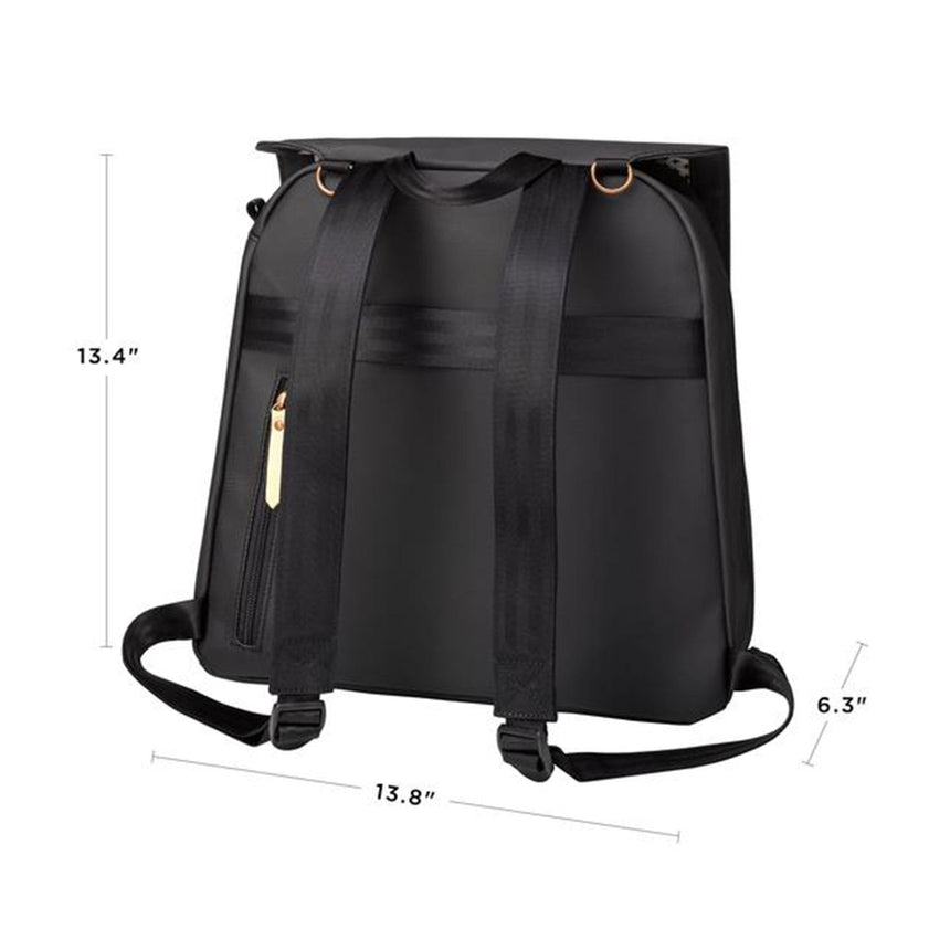 Sac à Couches à Dos Meta - Noir Mat-Petunia Pickle Bottom-PEP-PPB1300-CLÉMENT