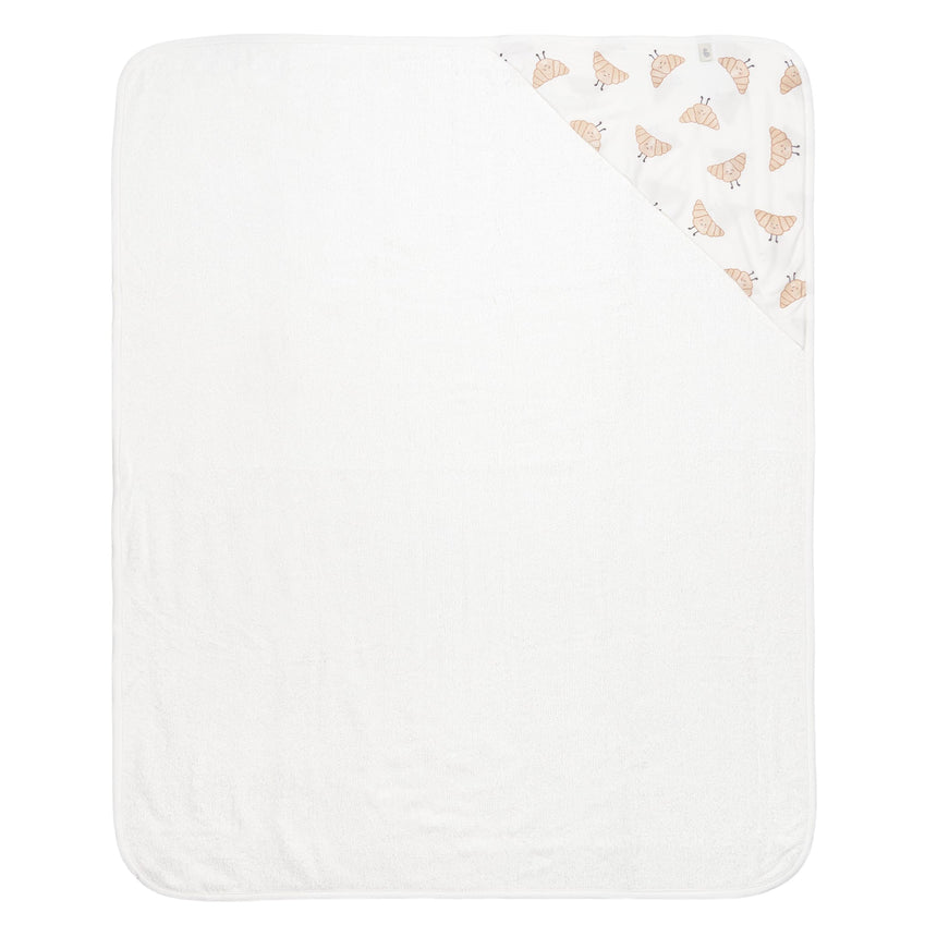Serviette à Capuchon Bambou - Croissants-Perlimpinpin-PER-BB3304-CL2-CLÉMENT
