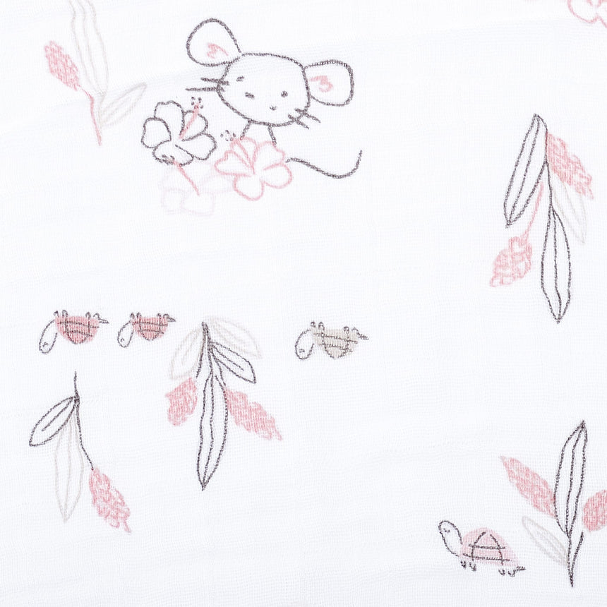 Couverture Mousseline Lapins-Perlimpinpin-PER-MS35A-BU-CLÉMENT