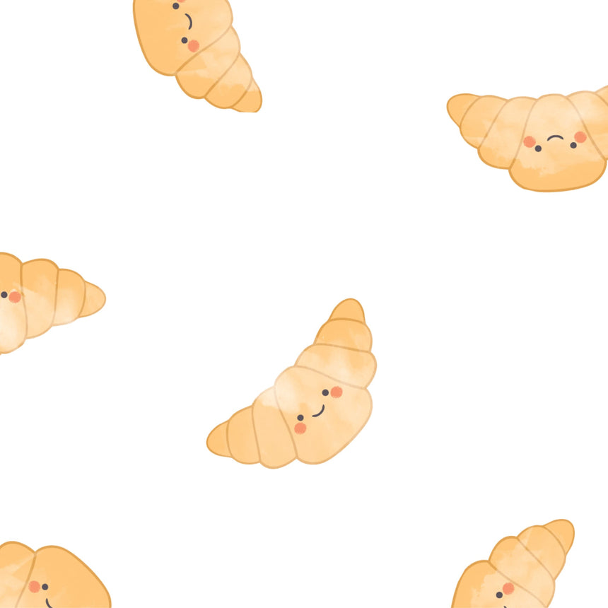 Couverture Mousseline Croissants-Perlimpinpin-PER-MS35BB-CR-CLÉMENT