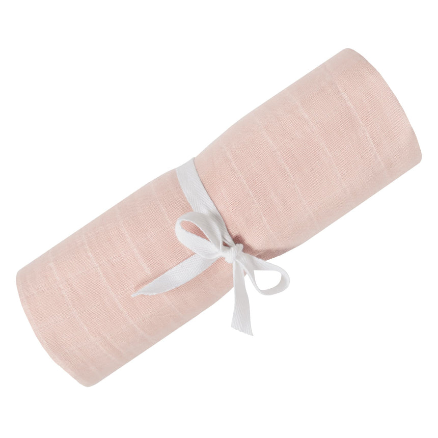 Couverture mousseline de coton - Rose-Perlimpinpin-PER-MS35-RO-CLÉMENT
