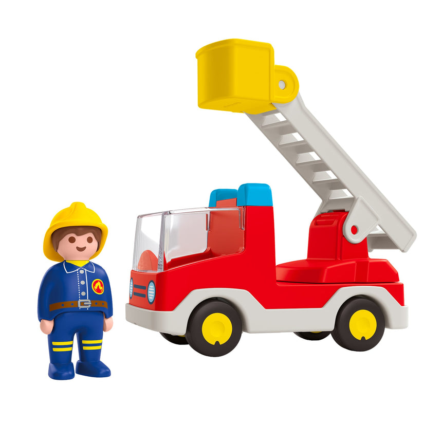 Playmobil Junior Camion de Pompier-Playmobil-PLM-71683-CLÉMENT