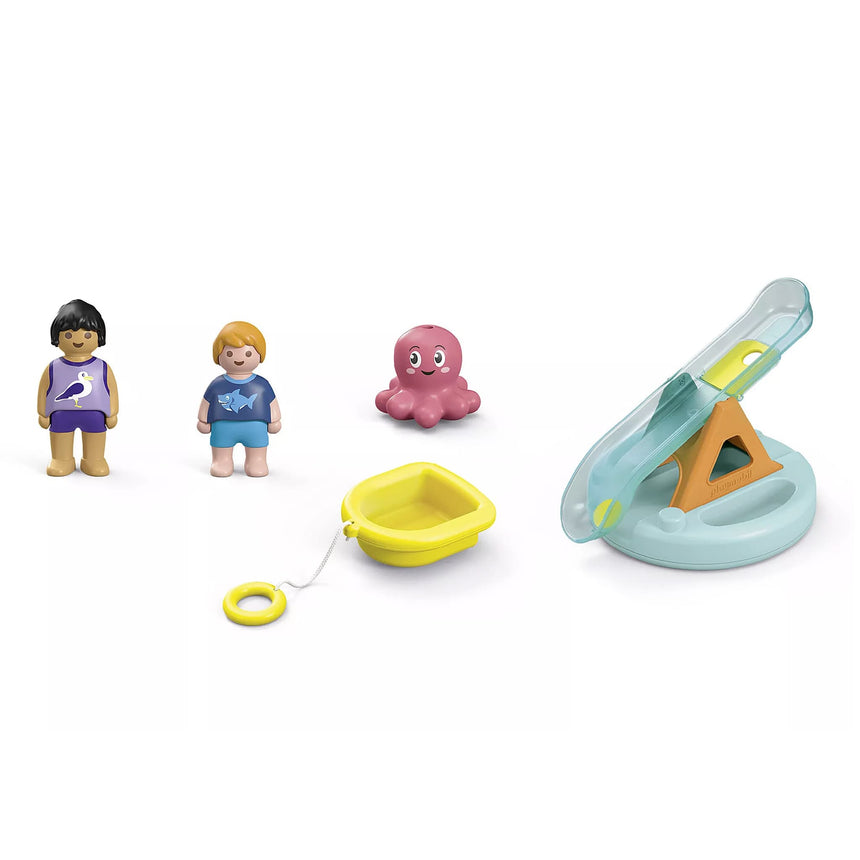 Îlot Avec Toboggan Aquatique-Playmobil-PLM-71687-CLÉMENT