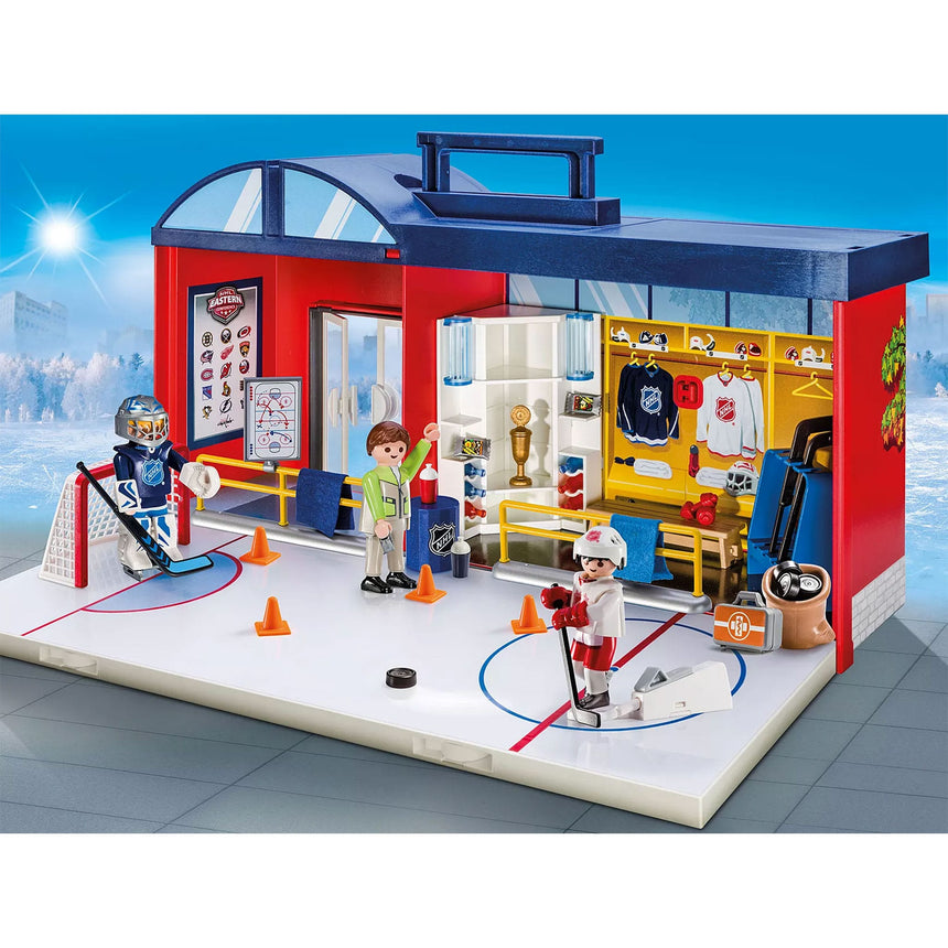 Aréna De Hockey Transportable-Playmobil-PLM-9293-CLÉMENT