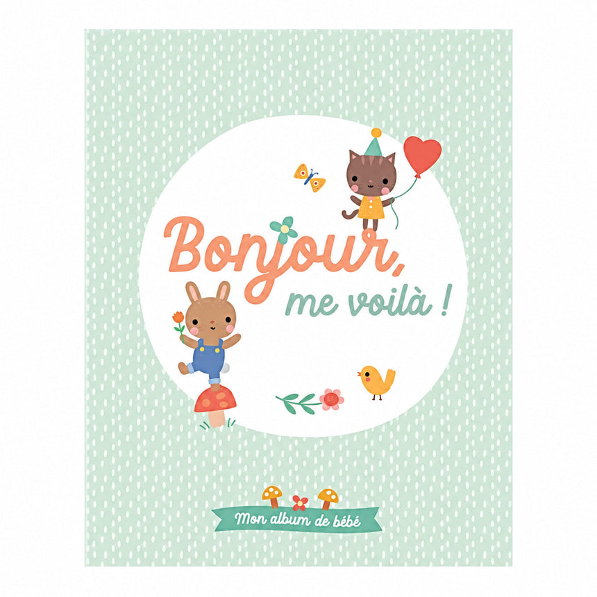 Bonjour, me voilà ! - Mon album de bébé-Prologue-PRL-789465247922-CLÉMENT