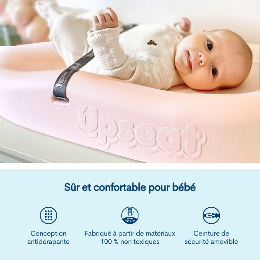 Matelas à langer facile à nettoyer - Rose-Upseat-UPS-803-CLÉMENT