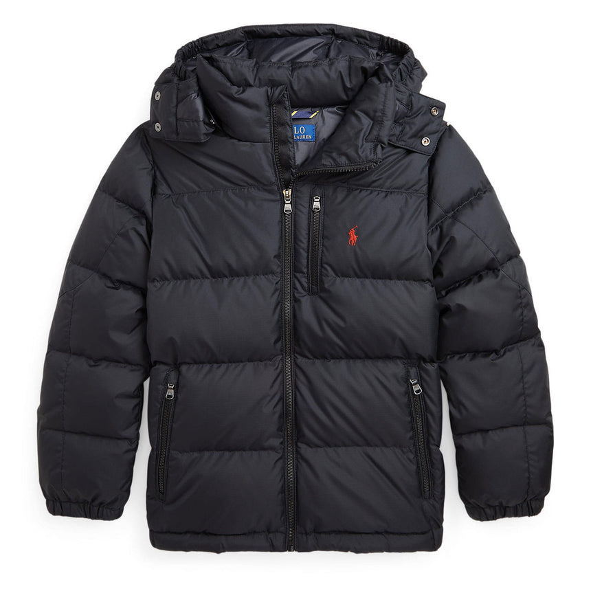 Manteau Duvet Nylon Recylé 8-16ans-Polo Ralph Lauren-Noir-S-RLA-323969861001-CLÉMENT