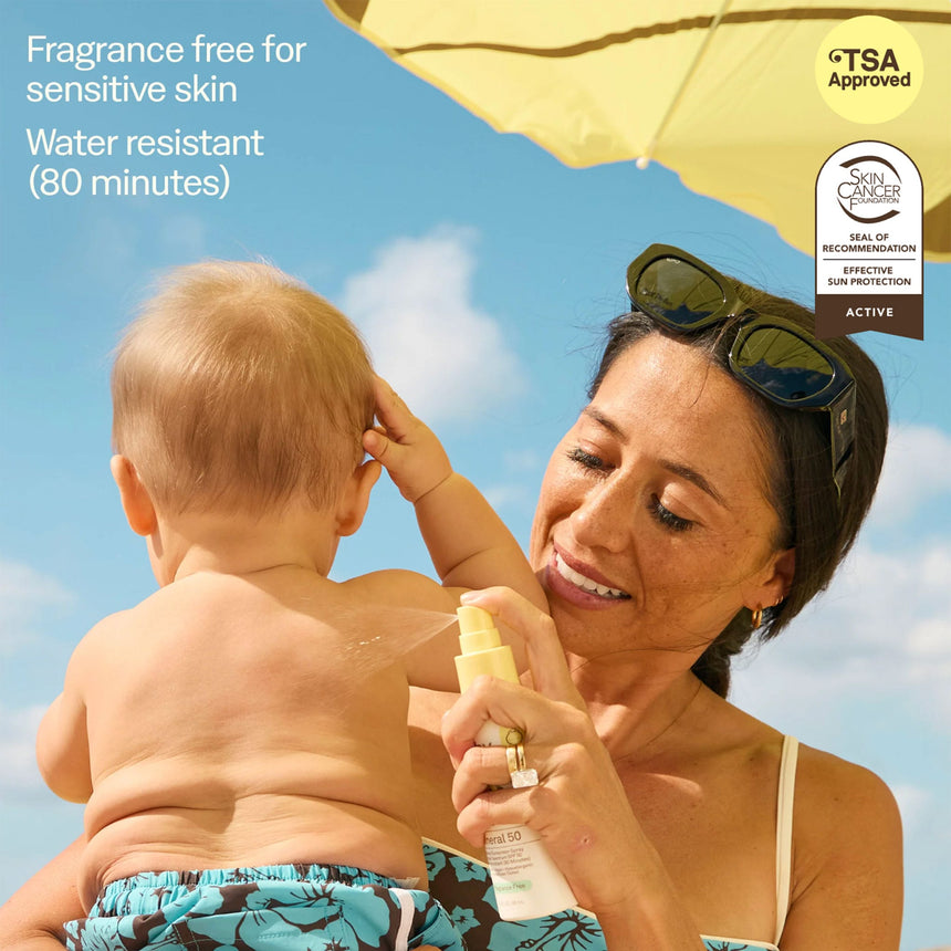 Crème Solaire Minéral Vaporisateur FPS 50 Sans Fragrance-Sunbum-SBU-35-52050-CLÉMENT