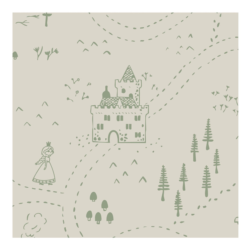 Drap-housse Sleepi Bed - Sage Green Map-Sleepi-SEE-683308-CLÉMENT