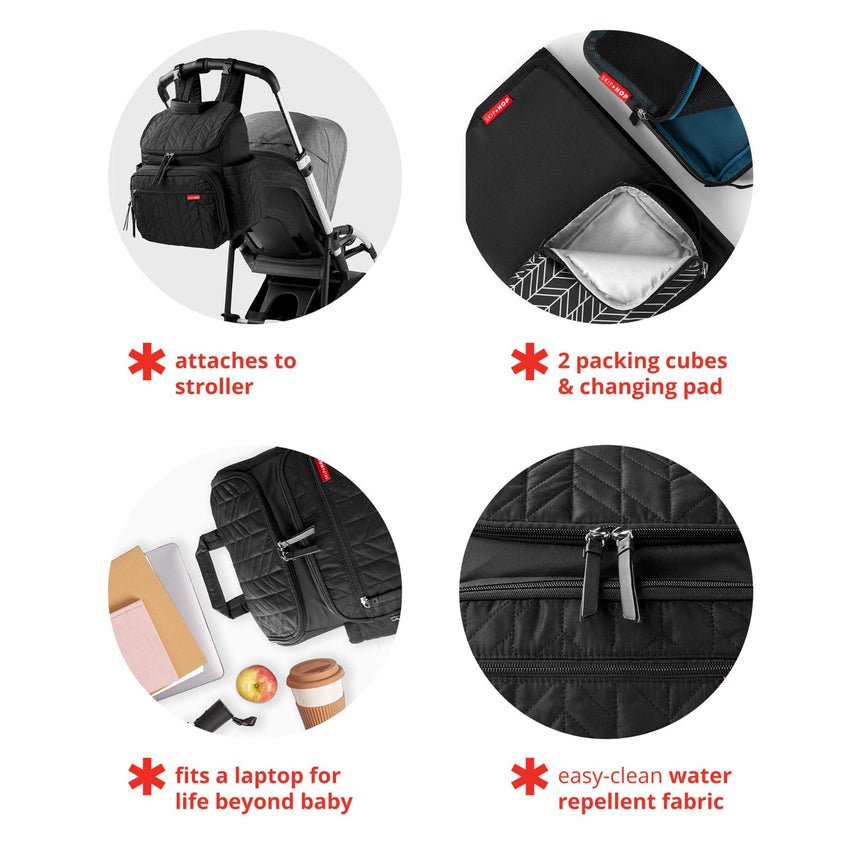 Sac à Couches à dos Forma - Noir-Skip Hop-SKI-203100-CLÉMENT