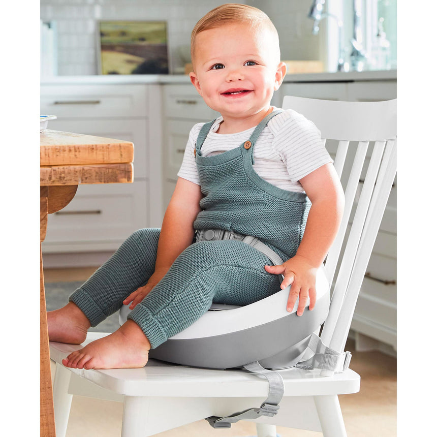 Siège de Table Rehausseur Sleek - Gris / Blanc-Skip Hop-SKI-9M880610-CLÉMENT
