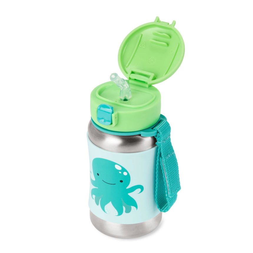 Bouteille en Acier Inoxydable avec Paille ZOO - Pieuvre-Skip Hop-SKI-9S268910-CLÉMENT