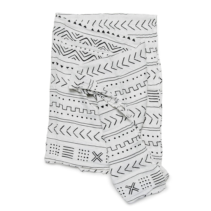 Couverture Mousseline Bambou - Blanche-Loulou Lollipop-LLP-SWMUD-CLÉMENT
