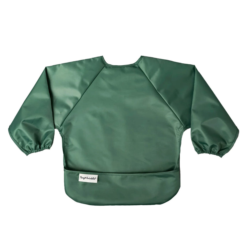 Bavoir Manches Longues (2) - Bleu / Olive-Tiny Twinkle-TIN-TT140-CLÉMENT