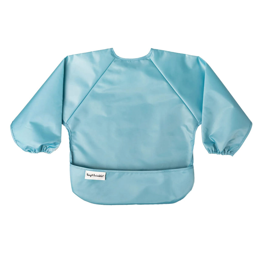 Bavoir Manches Longues (2) - Bleu / Olive-Tiny Twinkle-TIN-TT140-CLÉMENT