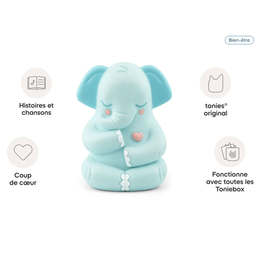 Figurine Ma Pause Zen Ella l'Éléphante (Français)-Tonies-TON-11001877-34-CLÉMENT