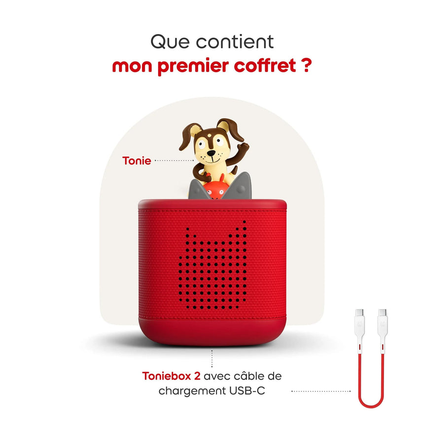 Toniebox 2 - Mon premier coffret - ROSE (bilingue)-Tonies-TON-11003126-CLÉMENT