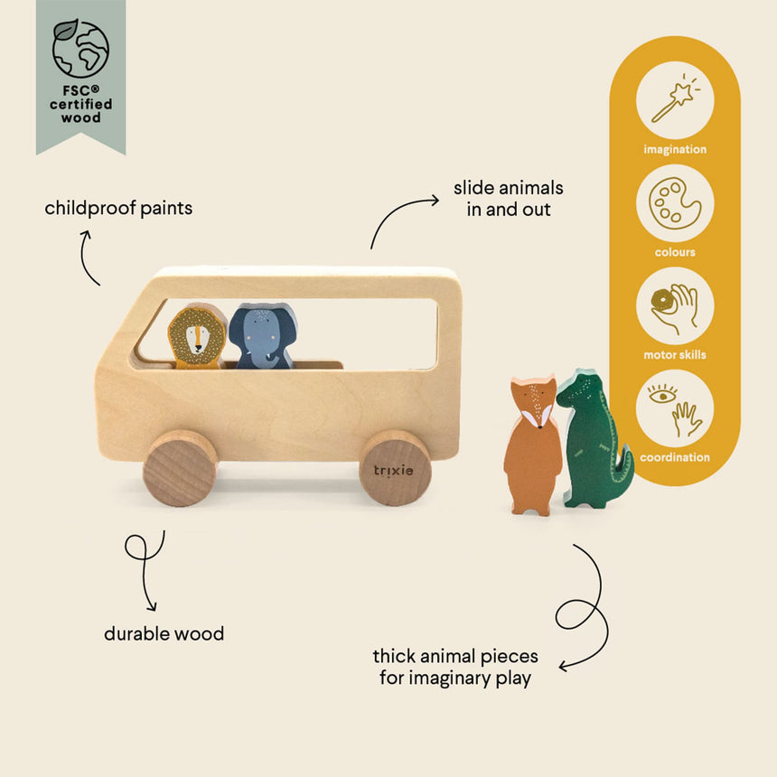 Bus Animaux en Bois-Trixie-TRX-36-272-CLÉMENT
