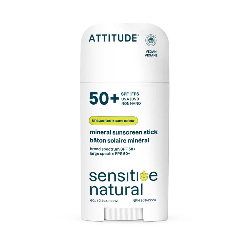 Bâton Solaire Visage et Corps - Peau Sensible FPS 50-Attitude-UDE-16544-CLÉMENT