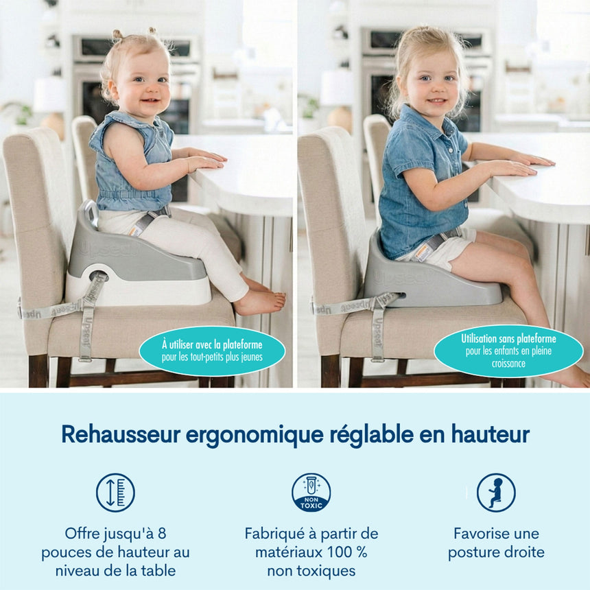 Siège d'appoint ergonomique Boost - Gris-Upseat-UPS-401-CLÉMENT