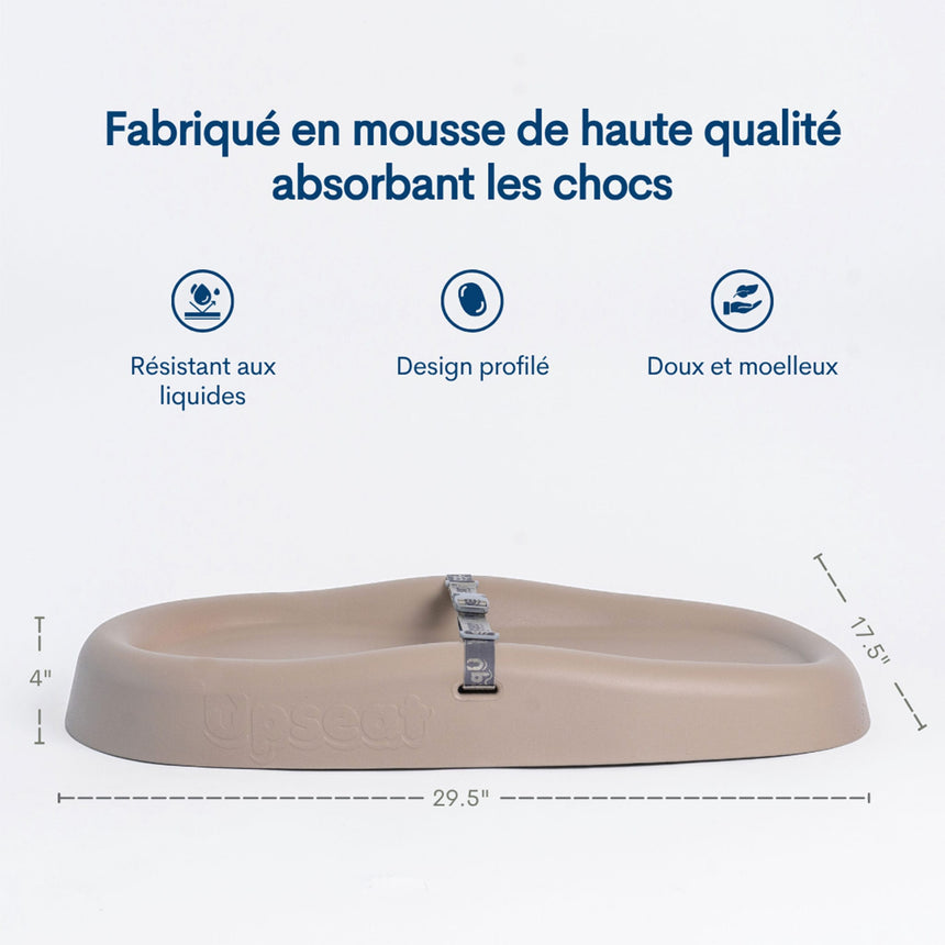 Matelas à langer facile à nettoyer - Taupe-Upseat-UPS-805-CLÉMENT