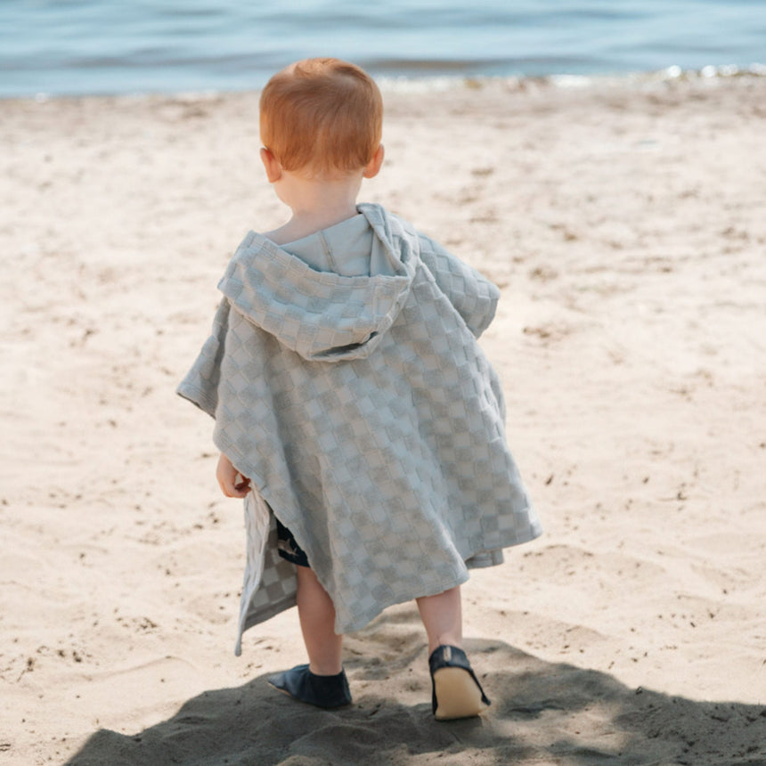Poncho De Plage Damiers 3-6ans-Petit Lem-LEM-26SRM05M24K-CLÉMENT