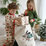 Grand Sac Cadeau / Poche Du Père Noel - Chien-Bebe Confort-CA3-HK-DOG-CLÉMENT