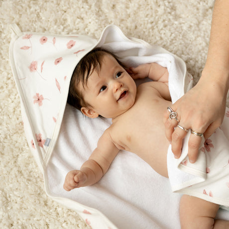 Serviette de Bain à Capuchon et Gant - Floral-Coccoli-CC3-WT6141-CLÉMENT