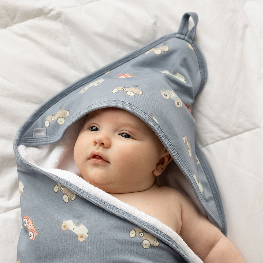 Serviette de Bain à Capuchon et Gant - Voiture-Coccoli-CC3-WT6111-CLÉMENT