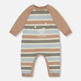 Combi Tricot Pitous 6-24mois-Deux par Deux-Bleu-6 m-2X2-H20CT40-CLÉMENT