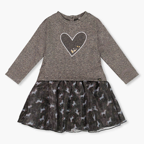 Robe Noir Licorne 7-10ans-Deux par Deux-Noir-7-2X2-H20K87-999C-CLÉMENT
